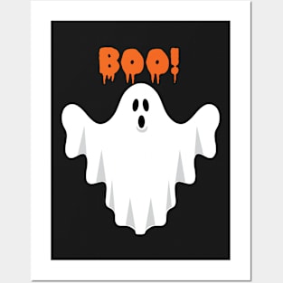 Halloween BOO Funny Ghost Posters and Art